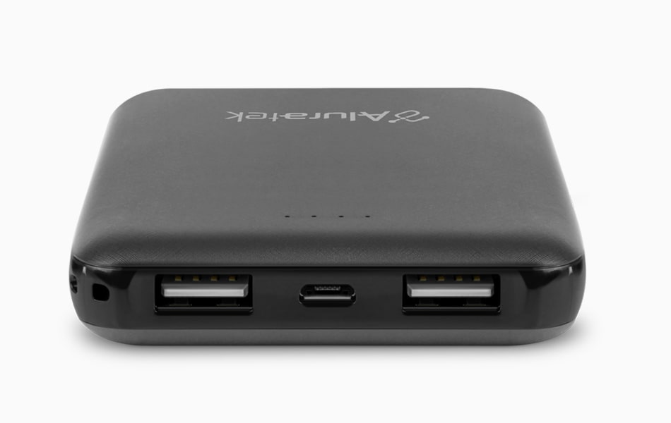 Aluratek portable 5k power bank viewer universally compatible