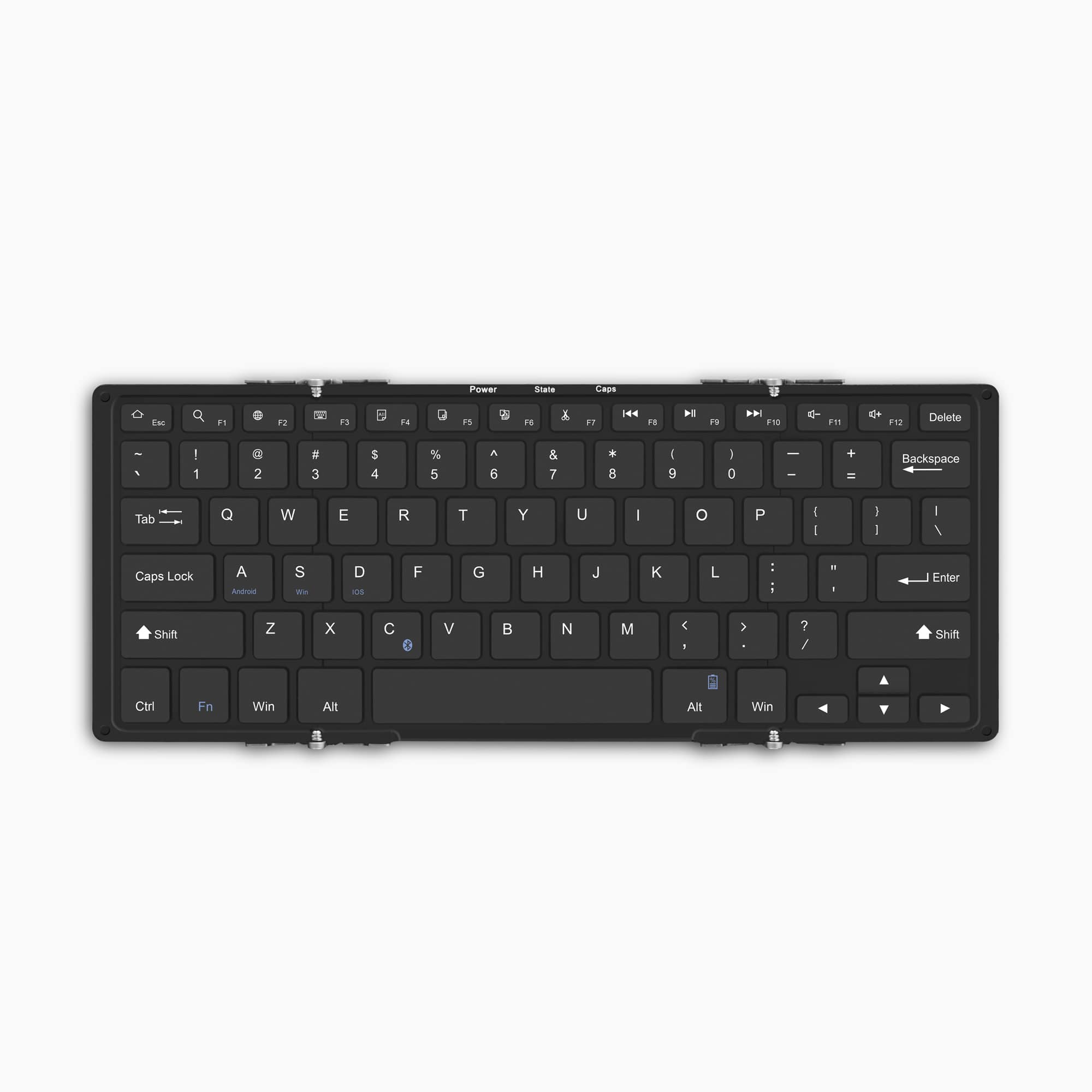 Portable Ultra Slim Tri-Fold Bluetooth Keyboard