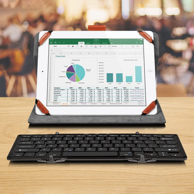 aluratek portable ultra slim bluetooth keyboard lifestyle