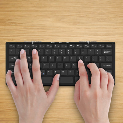 aluratek portable ultra slim bluetooth keyboard lifestyle typing