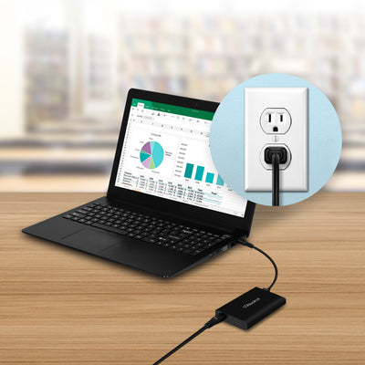 Aluratek universal AC power adapter type-C lifestyle