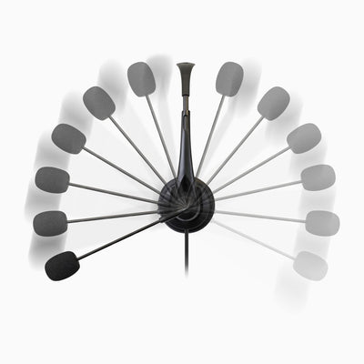 Aluratek Wired USB Stereo Headset Noise Reducing Mic Side Mic Rotation