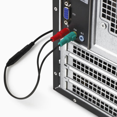 Aluratek Wired Headset Noise Reducing Mic 3.5mm Splitter