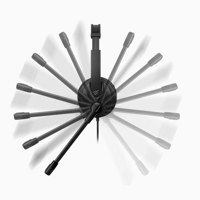 Aluratek Wired Headset Noise Reducing Side Mic Rotation