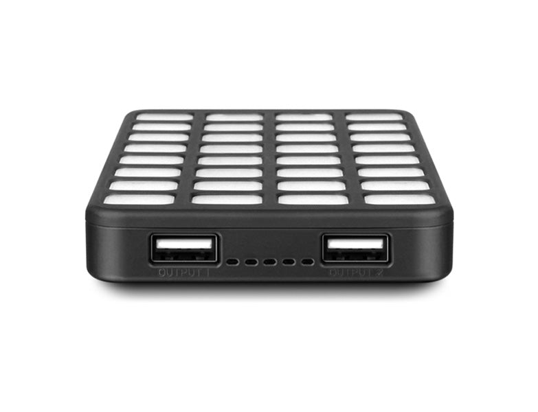 8,000mAh Dual USB 2.1A Power Bank with 32 LED Lantern